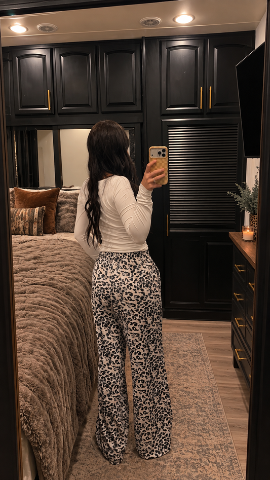 Roam Free Leopard Pants